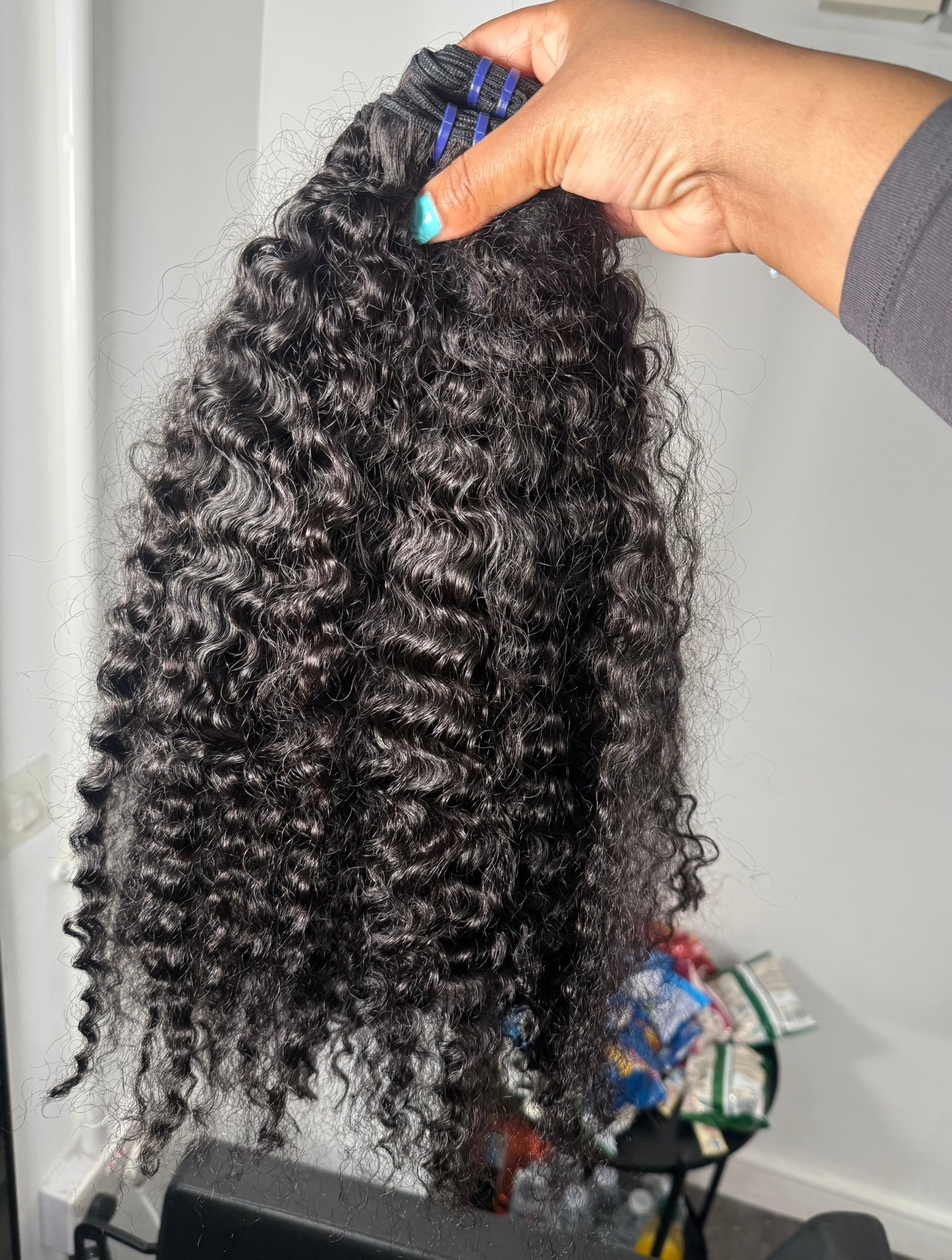 Burmese curly bundles